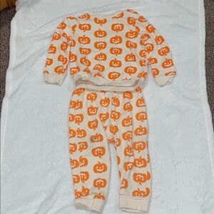 Cat & Jack Jack-o’-lantern Sweat Set